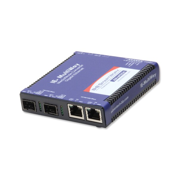 B+B Smartworx Ie-Multiway 10/100/1000 Mbps Optical Ethernet Demarcation Unit 858-11121